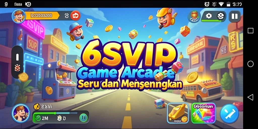 Tampilan gameplay seru dari game Arcade 6SVIP.