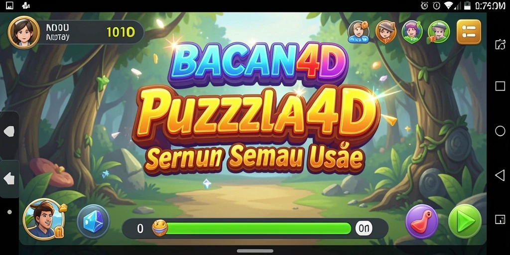 Tampilan menarik dalam gameplay puzzle BACAN4D.
