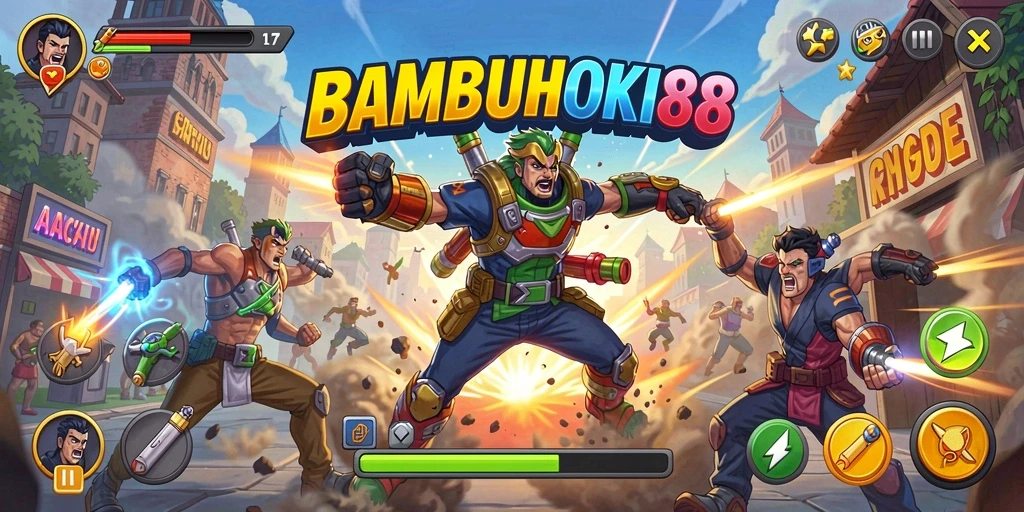 Tampilan gameplay BAMBUHOKI88 yang seru dan menantang.