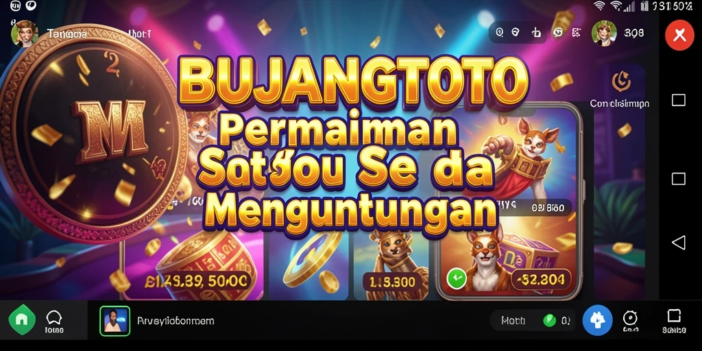 Tampilan gameplay BUJANGTOTO yang seru dan mengasyikkan.