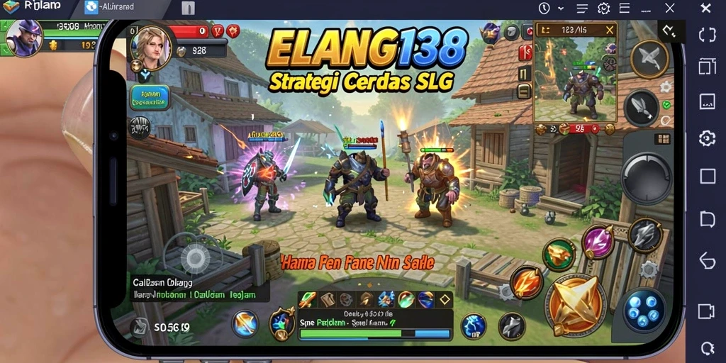 Tampilkan screenshot ELANG138 yang menampilkan strategis perang SLG.