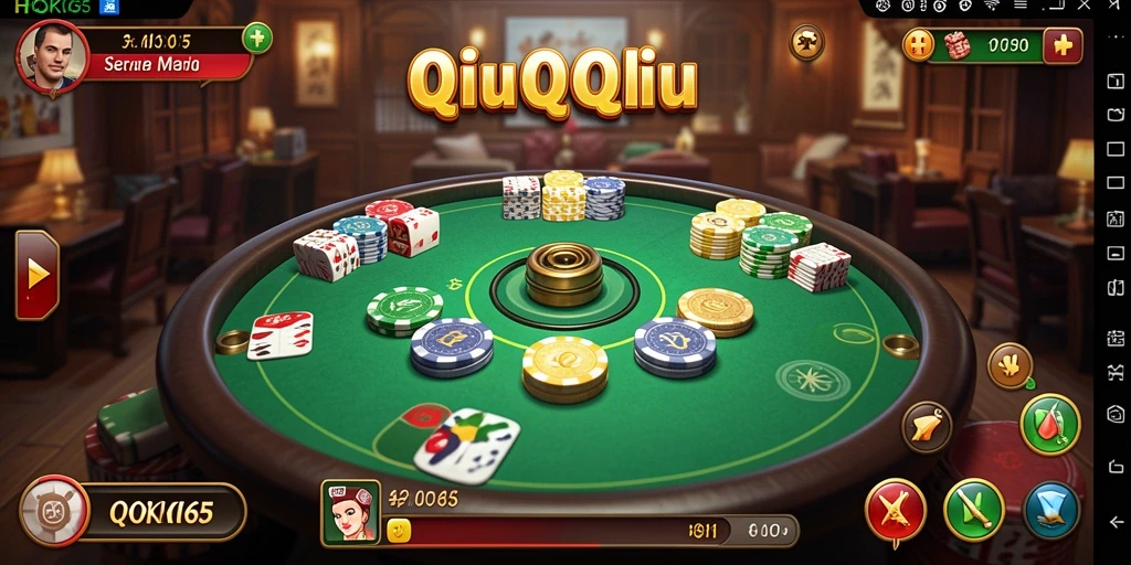 Gameplay QiuQiu yang seru dan kompetitif di HOKI65.