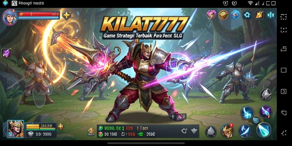Tampilan gameplay menarik dari KILAT777, berfokus pada strategi dalam peperangan.