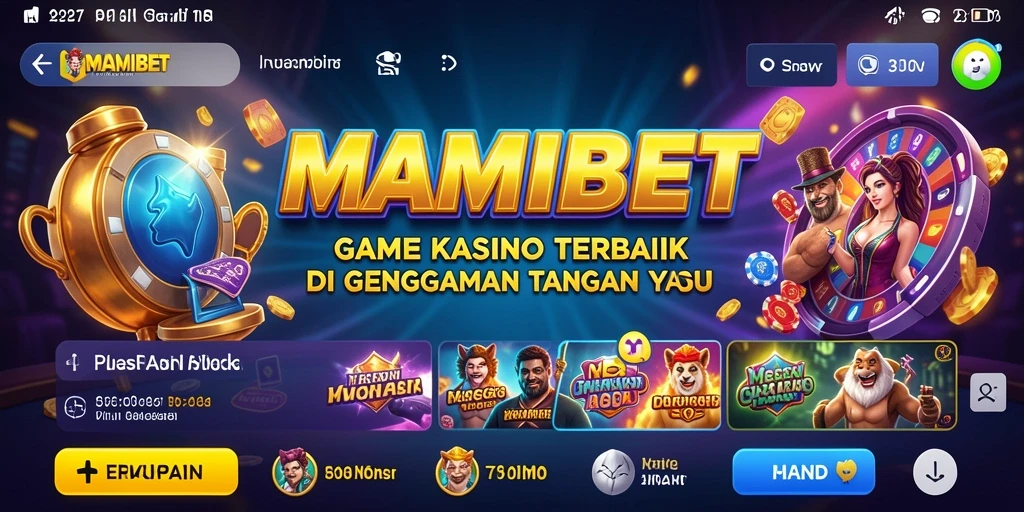 Gameplay menarik MAMIBET dengan variasi permainan kasino.