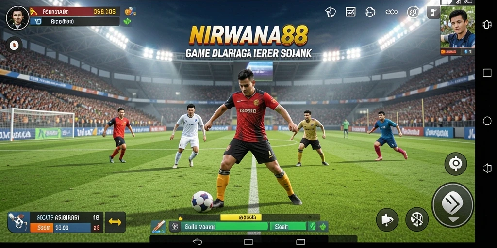 Tampilan gameplay seru dari NIRWANA88 yang menampilkan aksi olahraga.