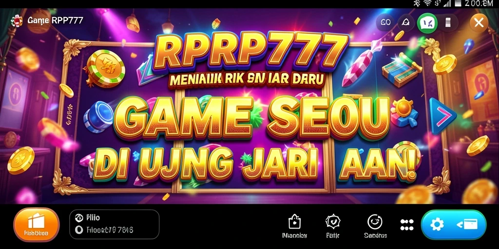 Tampilan gameplay RPRP777 yang menakjubkan dan interaktif.