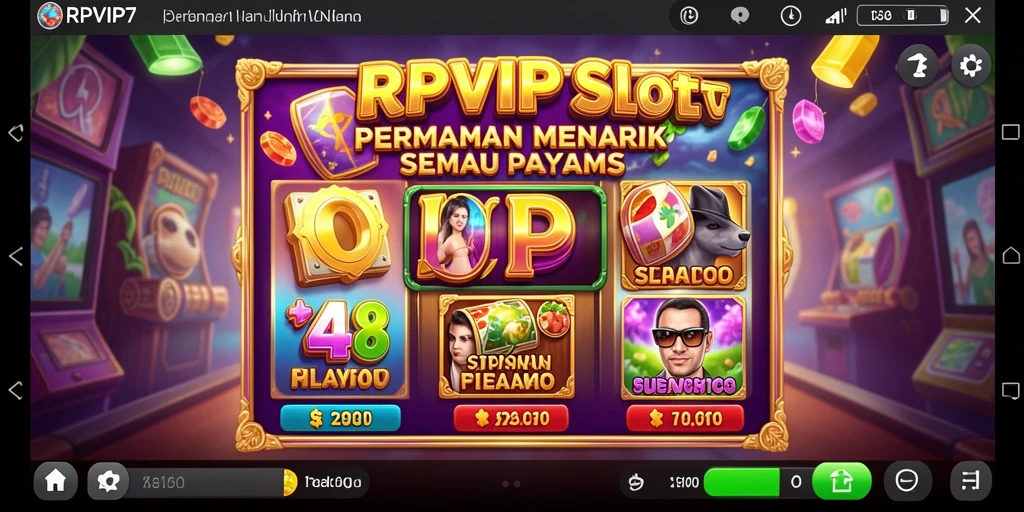 Tangkapan layar gameplay RPVIP7 yang menunjukkan keseruan permainan Slot.