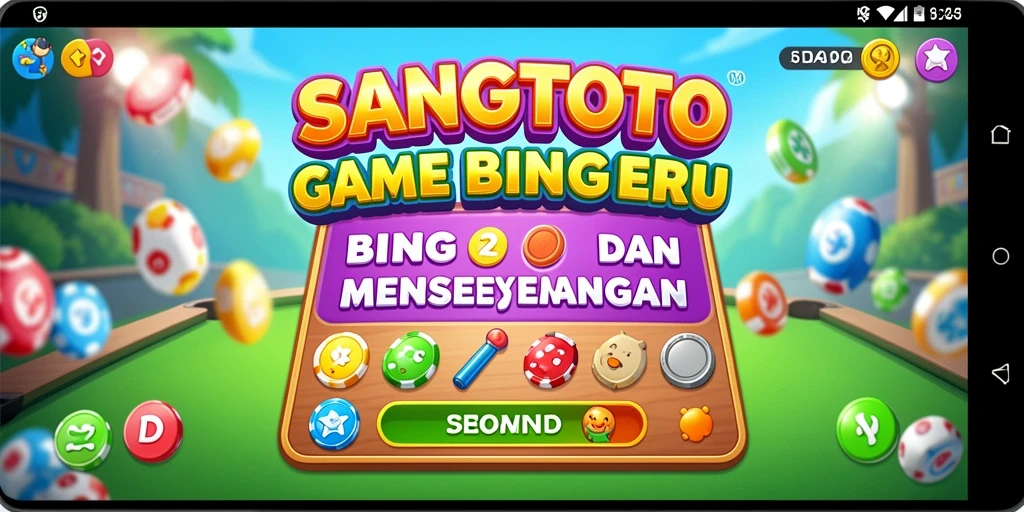 Gameplay SANGTOTO menampilkan keseruan bermain Bingo secara interaktif.