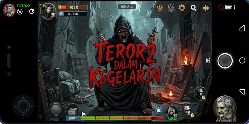 Gameplay TOTO22 memperlihatkan momen menegangkan dan lingkungan menyeramkan.