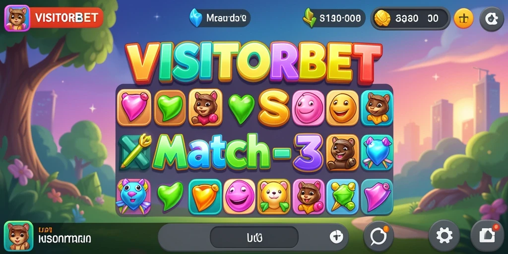 Tangkapan layar gameplay <strong>VISITORBET</strong> menampilkan kombinasinya yang menarik dan berwarna.