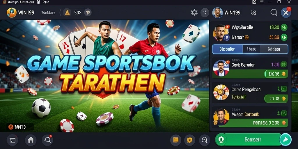 Tampilan menarik dari gameplay Sportsbook WIN199.